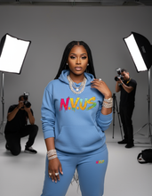 Load image into Gallery viewer, N.V.US Hoodie baby blue
