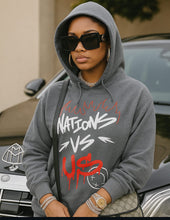 Load image into Gallery viewer, Nations vs. Us Hoodie - Blue