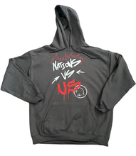 Load image into Gallery viewer, Nations vs. Us Hoodie - Charcoal